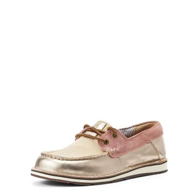 Ariat Cruiser Castaway Pembe Altın / Pembe Loafer Ayakkabı Bayan (34344-956)